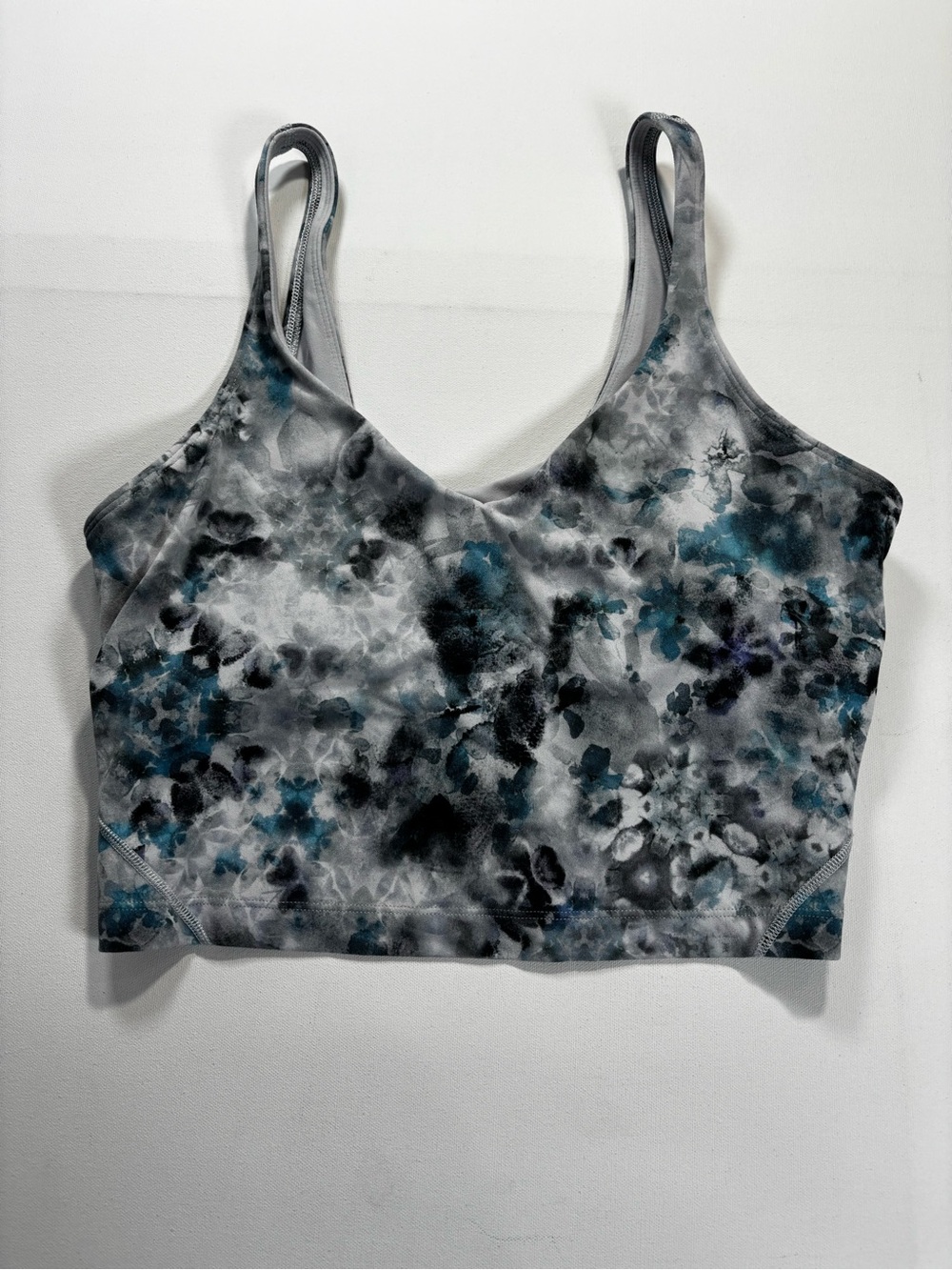 lululemon athletica Align Tank Top Gray & Teal Patterned